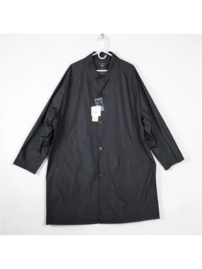NWT JW Anderson x Uniqlo Pocketable Single Breasted Coat Mens Size X-Large Black